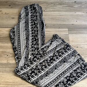 HIGH WASTED PRINTED PAINT